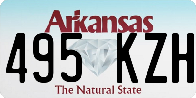 AR license plate 495KZH