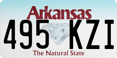AR license plate 495KZI