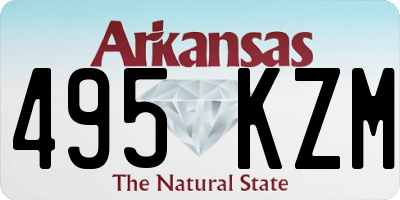 AR license plate 495KZM