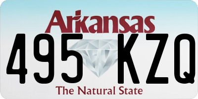 AR license plate 495KZQ