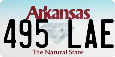 AR license plate 495LAE