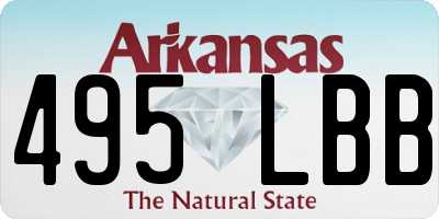 AR license plate 495LBB