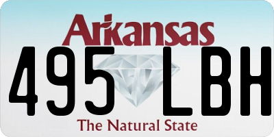 AR license plate 495LBH