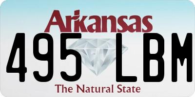 AR license plate 495LBM