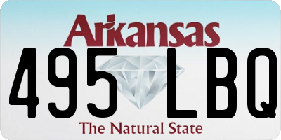 AR license plate 495LBQ