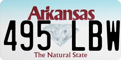 AR license plate 495LBW