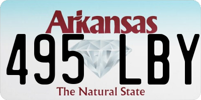 AR license plate 495LBY