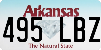 AR license plate 495LBZ