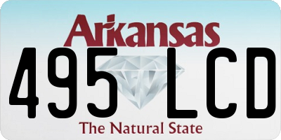AR license plate 495LCD