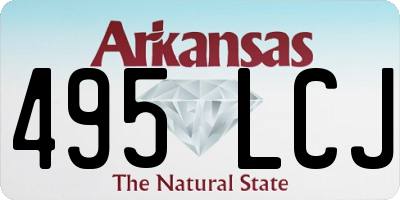 AR license plate 495LCJ