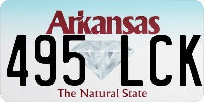 AR license plate 495LCK