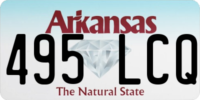 AR license plate 495LCQ