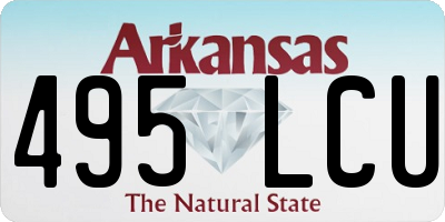 AR license plate 495LCU