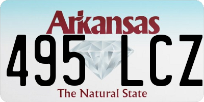 AR license plate 495LCZ