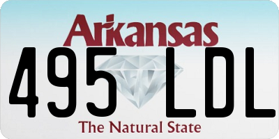 AR license plate 495LDL