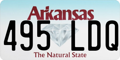 AR license plate 495LDQ