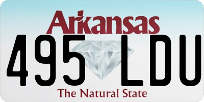 AR license plate 495LDU