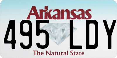 AR license plate 495LDY