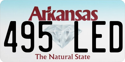 AR license plate 495LED