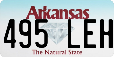 AR license plate 495LEH