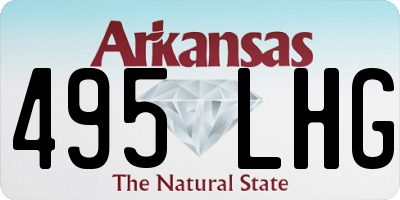 AR license plate 495LHG
