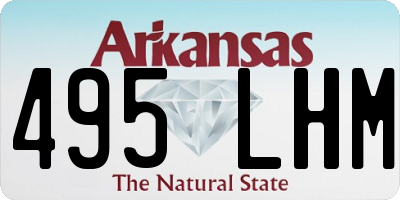 AR license plate 495LHM