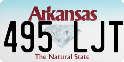 AR license plate 495LJT