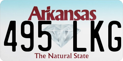 AR license plate 495LKG