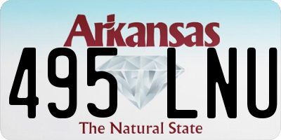 AR license plate 495LNU