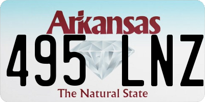 AR license plate 495LNZ