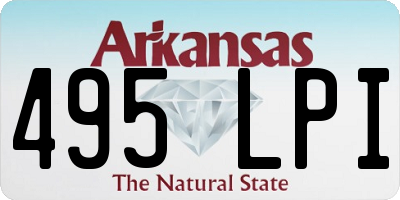 AR license plate 495LPI