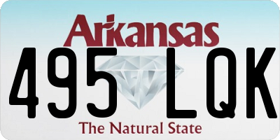 AR license plate 495LQK