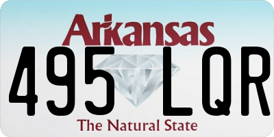 AR license plate 495LQR