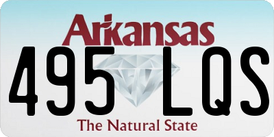 AR license plate 495LQS