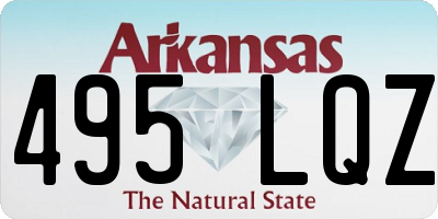 AR license plate 495LQZ