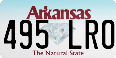 AR license plate 495LRO