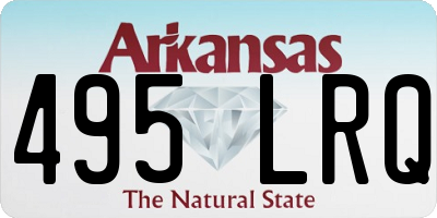 AR license plate 495LRQ