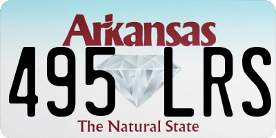 AR license plate 495LRS