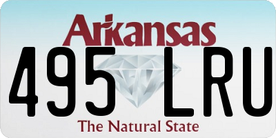 AR license plate 495LRU