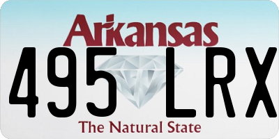 AR license plate 495LRX