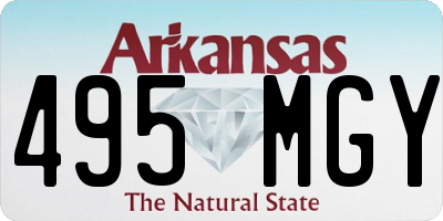 AR license plate 495MGY