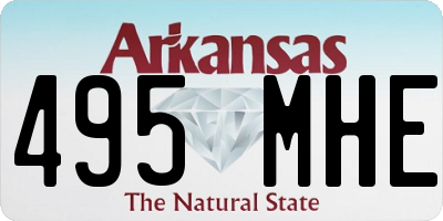 AR license plate 495MHE
