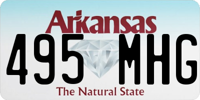 AR license plate 495MHG
