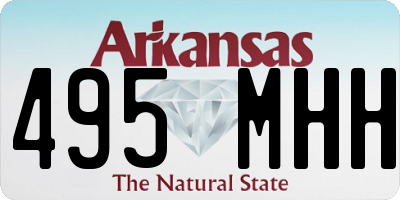 AR license plate 495MHH