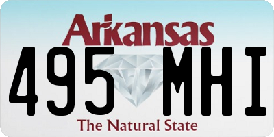 AR license plate 495MHI