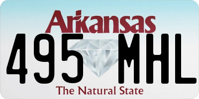 AR license plate 495MHL