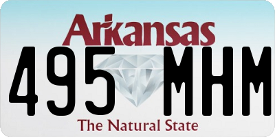 AR license plate 495MHM