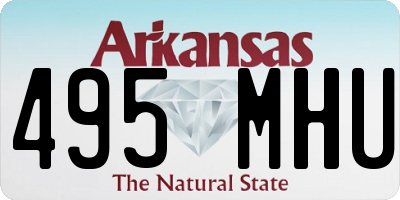 AR license plate 495MHU