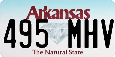 AR license plate 495MHV