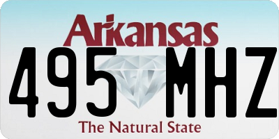 AR license plate 495MHZ